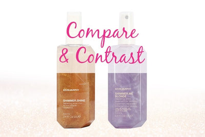 COMPARE AND CONTRAST: KEVIN.MURPHY SHIMMER.ME BLONDE VERSUS SHIMMER.SHINE