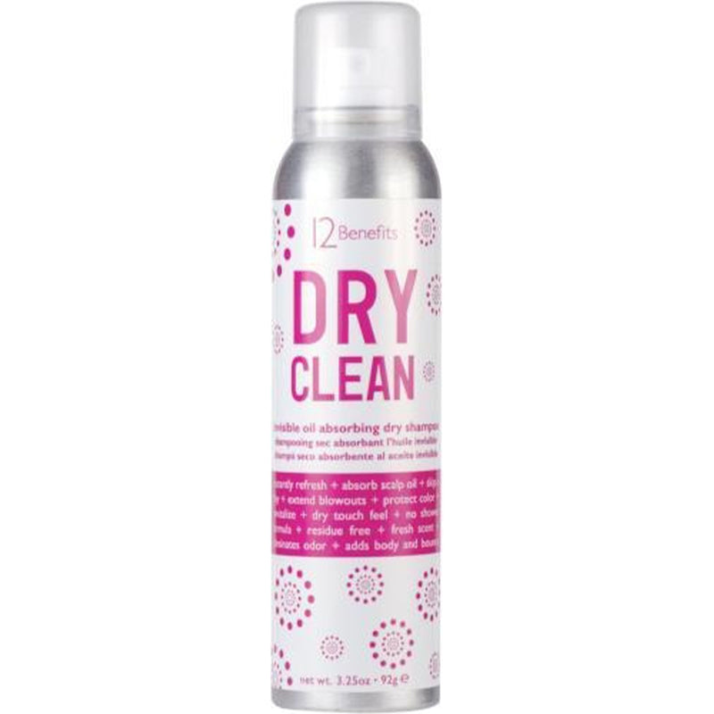 12 Benefits Dry Clean Shampoo 3.25 Fl. Oz.