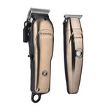 Protégé Professional Supercharged Low Noise Cordless Hair Clipper and Trimmer Combo Set - Gunmetal