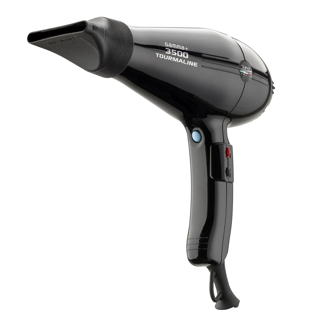 3500 Professional Tourmaline Power Ionic 6-Heat/Speed Hair Dryer - Black