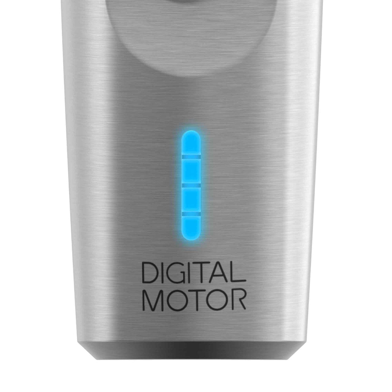 Cyborg Professional Metal Hair Clipper with Digital Brushless Motor and Left or Right Lever - Silver