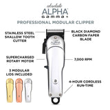 Absolute Alpha Professional Supercharged Modular Cordless Hair Clipper