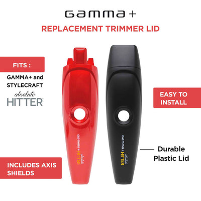 Replacement Trimmer Lids and Axis Shields Compatible with Gamma+ Absolute Hitter Hair Trimmers