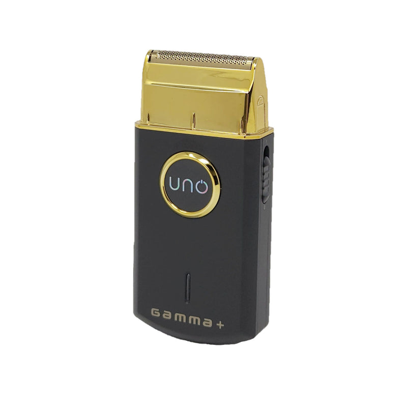 Uno Travel Sized Single USB Rechargeable Mens Foil Shaver with Cap - Black