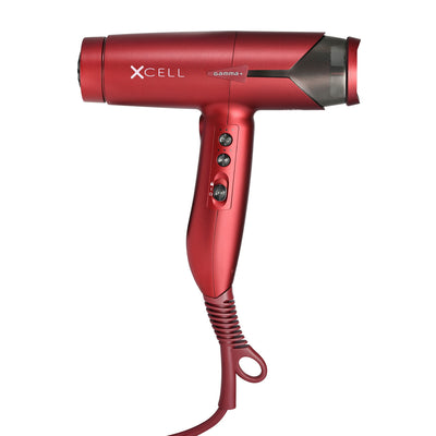 XCell Professional Hair Dryer Digital Motor Ultra-Lightweight Ionic Technology - Red