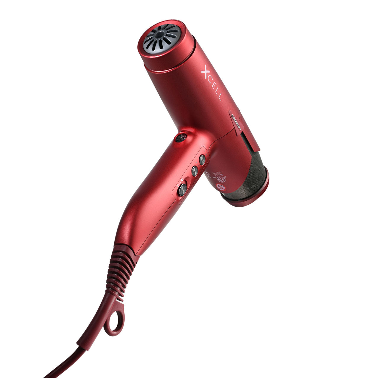 XCell Professional Hair Dryer Digital Motor Ultra-Lightweight Ionic Technology - Red