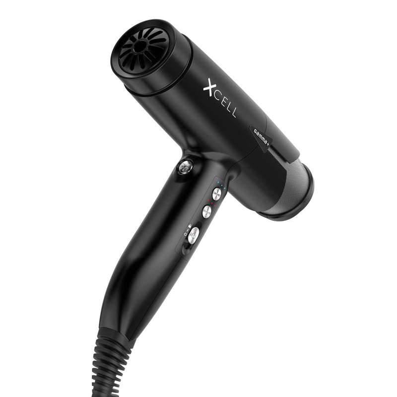 XCell Professional Hair Dryer Digital Motor Ultra-Lightweight Ionic Technology - Black