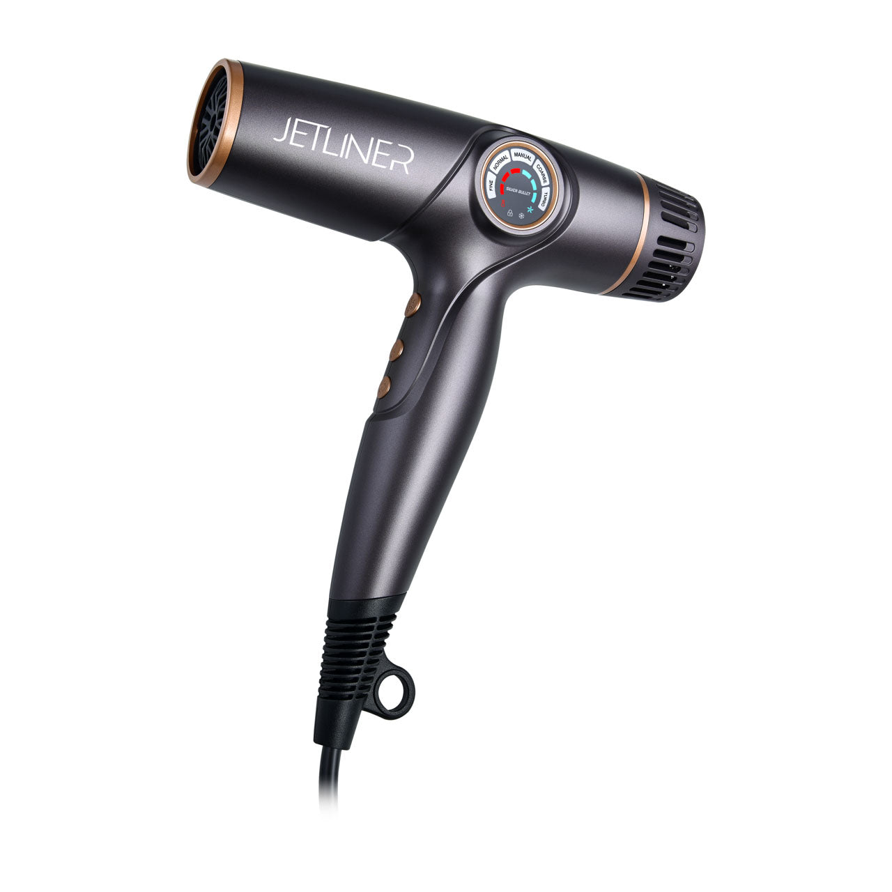 Silver Bullet JetLiner Professional Lightweight Hair Dryer with Digital Motor - Matte Gray