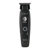 Saber Professional Full Metal Body Digital Brushless Motor Cordless Hair Trimmer - Black