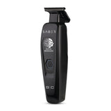 Saber Professional Full Metal Body Digital Brushless Motor Cordless Hair Trimmer - Black