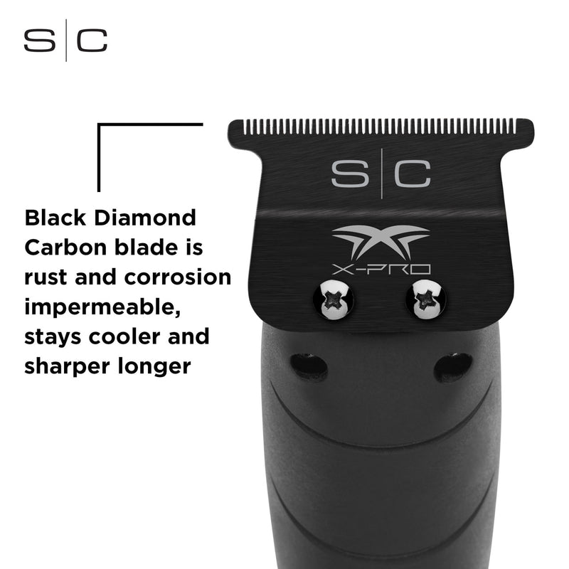 Replacement Fixed Black Diamond Carbon DLC X-Pro Classic Hair Trimmer Blade