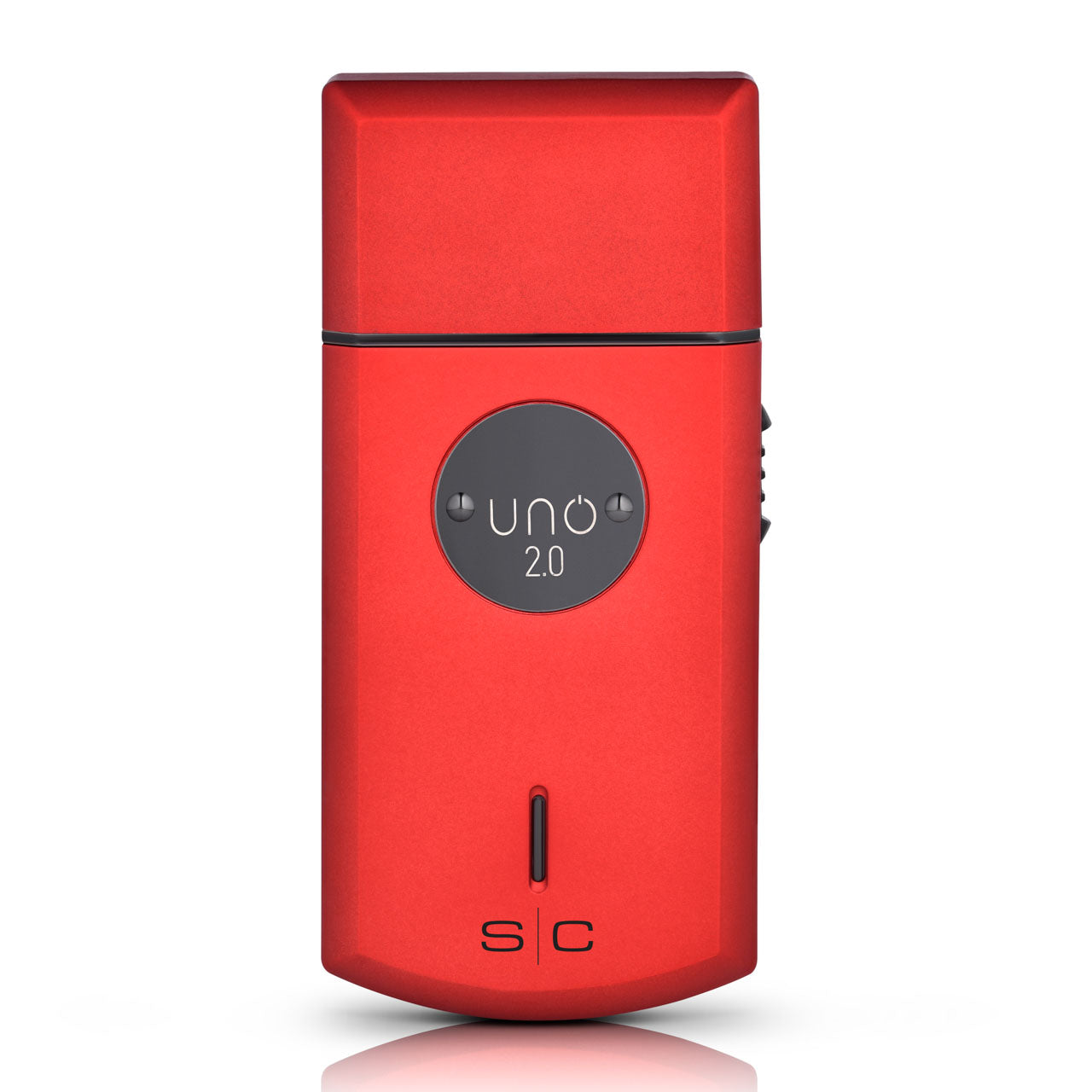 Uno 2.0 Travel Sized Single USB-C Rechargeable Mens Foil Shaver with Cap - Red-Black