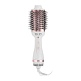 Hot Body Ionic 2-in-1 Blowout Oval Hot Air Brush Hair Dryer Volumizer - White