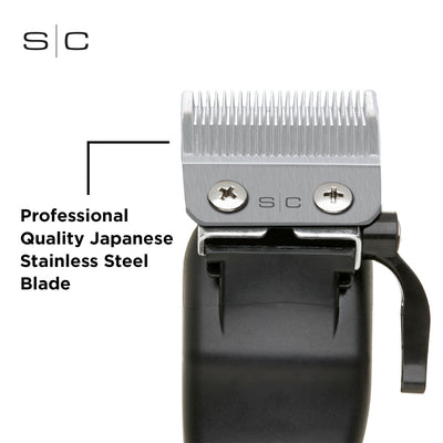 Replacement Fixed Stainless Steel Taper Hair Clipper Blade