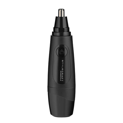 Schnozzle Water Resistant Mens Nose and Ear Trimmer with Cap - Black