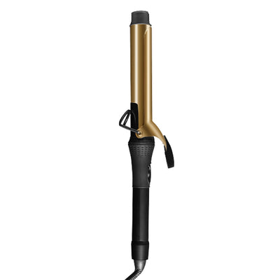 Style Stix 24K Gold Barrel Long Spring Hair Curling Iron 1.25 Inch