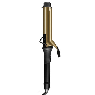 Style Stix 24K Gold Barrel Long Spring Hair Curling Iron 1.5 Inch