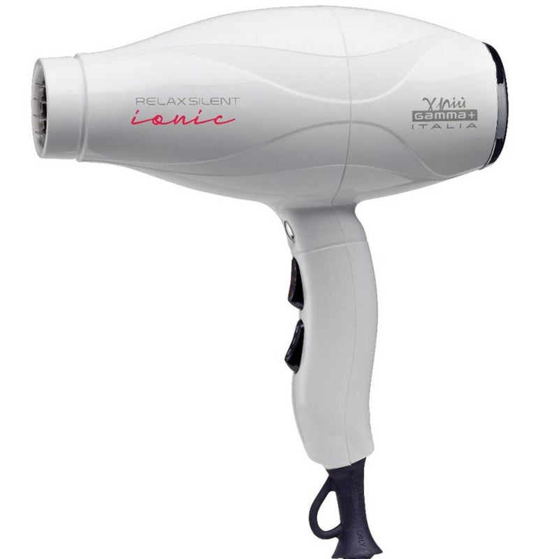 Relax Silent Ionic Noise Reduction 6-Speed Lightweight Hair Dryer - White