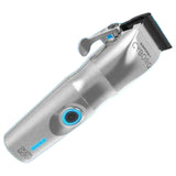 Cyborg Professional Metal Hair Clipper with Digital Brushless Motor and Left or Right Lever - Silver