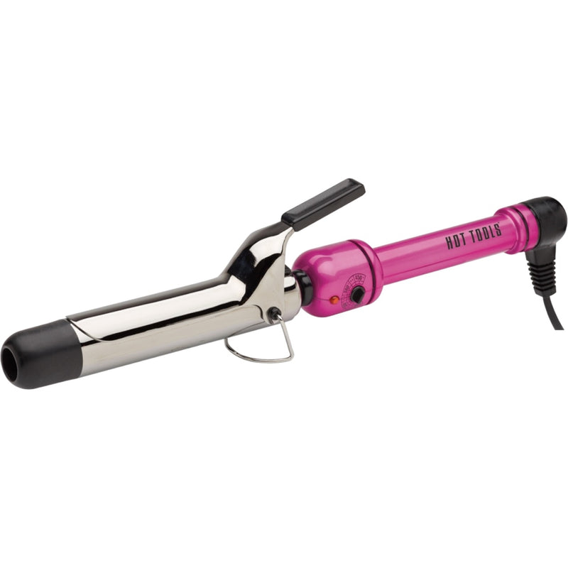 HOT Tools Pink Titanium Spring Curling Iron 1.25 inch