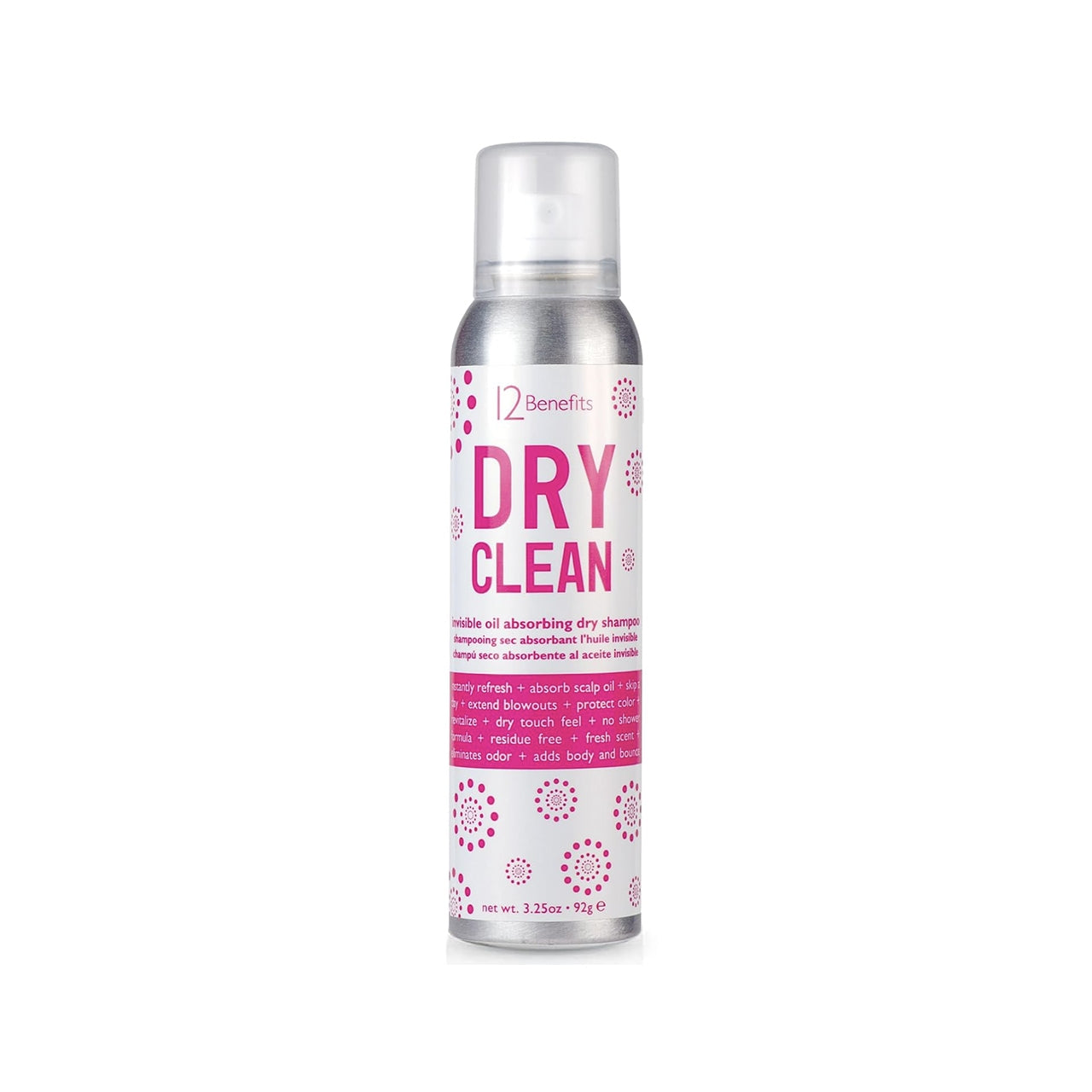 12 Benefits Dry Clean Shampoo - 3.25 Fl. Oz. 3.25 Fl. Oz.