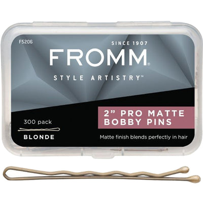 Fromm 2" Bobby Pins - Blonde 300 pk.