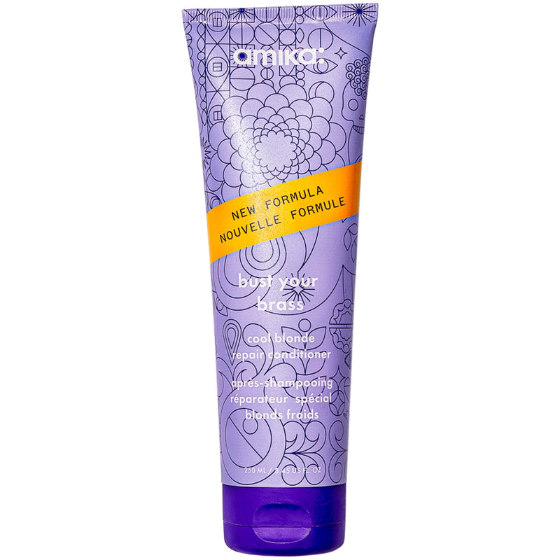 amika: bust your brass cool blonde repair conditioner 8.45 Fl. Oz.